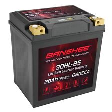 12V 28Ah (PbEq) 680CCA LiFePO4 Lithium Motorcycle Battery, Replaces YTX30L-BS picture