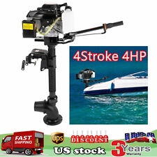 4HP 4-Stroke Outboard Motor Jet Pump Boat Engine CDI 55cc Engine Heavy Duty USA picture