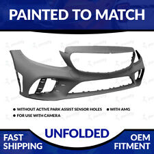 NEW Painted Unfolded Front Bumper For 2018 2019 2020 2021 2022 Mercedes C43 AMG picture