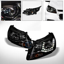 Fits 13-15 Chevy Malibu Black DRL LED Halo Projector Head Lights Lamp Parking Nb picture