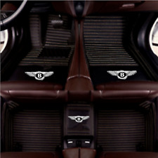 Fit Bentley Car Floor Mats Front & Rear Carpets Liners Custom Auto Pu Leather picture