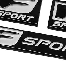 3Pc Trunk Fender Side Bumper Badge F-Sport Fsport Emblem For IS250 350 GS35 450 picture