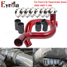 RED Turbo Intercooler Pipe & Boot Kit for Ford 6.0L Powerstroke Diesel 2003-2007 picture