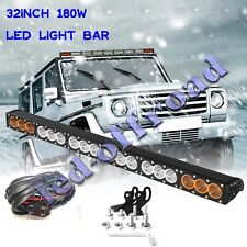32Inch LED Light Bar Amber White Offroad Boat Pickup Truck 4WD Driving Lamp 33'' picture