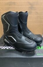 FirstGear Big Sky Black Motorcycle Riding Boots Men's Sizes 9, 11, 12 *Open Box* picture