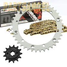 Gold Drive Chain And Sprockets Kit for Yamaha Blaster 200 YFS200 1988-2006 picture