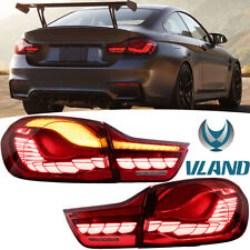 For 14-20 BMW F32 F33 F36 F82 F83 Full LED Tail Lights RED Lens BMW M4 GTS A Set picture