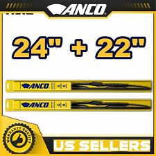 2pcs - For Direct ANCO Wiper Blades - Size 24 / 22 - Front Left and Right picture