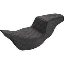 SADDLEMEN Extended Reach Black Lattice Stitch Step-Up Seat for 08-23 Touring picture