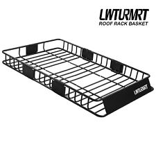 64'' Universal Roof Rack w/Extension Cargo SUV Top Luggage Carrier Basket Holder picture