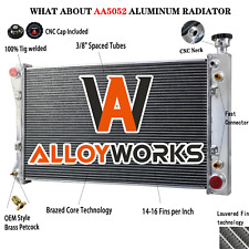 3-Rows Aluminum Radiator Fit 1988-1995 Chevy C1500 C2500 C3500 K1500 K2500 5.0L picture