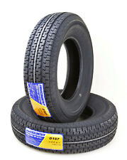 2 Trailer Tires ST205/75R15 FREE COUNTRY 8 Ply Load Range D 107M w/Scuff Guard picture