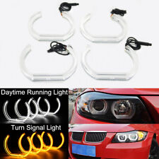 Switchback For BMW 3 Series E90 E91 E92 E93 M3 Crystal Led Angel Eyes Halo Rings picture