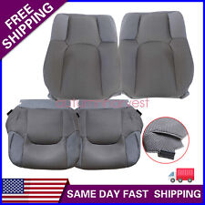 For 2005-2019 Nissan Frontier Front Driver/ Passenger Side Cloth Seat Cover Gray picture