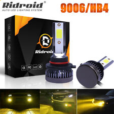 2PCS 9006 LED Headlight Bulb Conversion Kit Low Beam Yellow Super Bright 3000K picture