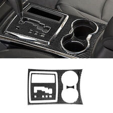 3Pcs Carbon Fiber Gear Shift Panel Cover Trim For Chrysler 300 for Charger 08-10 picture
