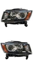 For 2014-2016 Jeep Grand Cherokee Headlight Halogen Set Pair picture