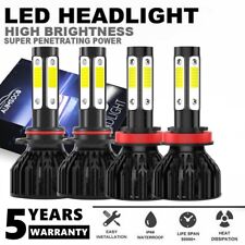 For 2007-2014 Chevy Suburban Tahoe 4x 6000K LED Headlight Light Bulbs Kits Combo picture