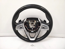 ✅ OEM BMW G12 G14 G15 G16 Steering Wheel Sport Style Black Leather w/ Shifters picture