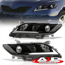 Black OE Style Head Lights LED DRL Signal Lamps Pair For 2007-2009 Toyota Camry picture