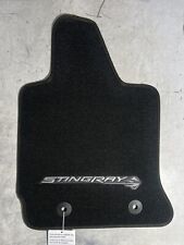 Corvette Stingray Logo Carpet Floor Mats Black w/Kalahari Stitching GM 23112197 picture