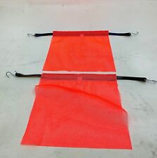 Two (2) Pack - Safety Flag-With Bungee Cord and Hooks- Made in TX picture