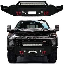 Vijay For 2020-2023 Chevy Silverado 2500 3500 Steel Front Bumper With LED Light picture