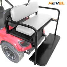 OEM EZGO TXT Golf Cart Oyster White Rear Flip Seat Kit for 96-22 EZGO TXT picture
