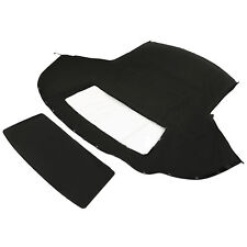 For Chevrolet Camaro 94-02 Convertible Soft Top Plastic Window Black Sailcloth picture