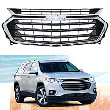 Front Bumper Upper Grille Grill Chrome For Chevy Chevrolet Traverse 2018-2021 picture