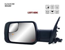 Driver Left Side Door Mirror Power and Heated for 2019 to 2024 RAM 1500 picture