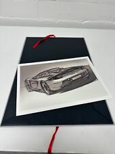 Porsche Carrera GT Sketch Drawing Poster New Owner Gift  Box Original W picture