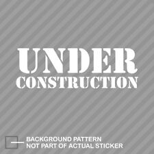 Under Construction Sticker Die Cut Decal jdm stance picture