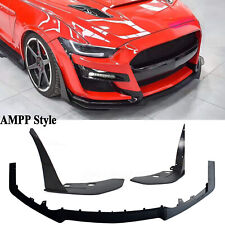 For Ford Mustang 2015-2021 GT500 AMPP Front Bumper Lip & Corner Splitter Winglet picture