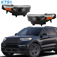 Headlights Headlamp For 2020-2023 Ford Explorer XLT/Limited LED w/DRL Right+Left picture