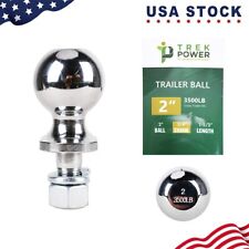 New Trailer Hitch Ball - 2inch Diameter, 3/4 x 1-1/2inch Shank - 3,500 lbs USA picture