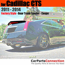Paint Trunk Spoiler For 11-14 Cadillac CTS Coupe Flush Mount WA8555 BLACK RAVEN picture
