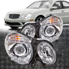 Headlights Pair Halogen Fits 06-09 Mercedes-Benz E-Class W211 (06/30/06 to 2009) picture