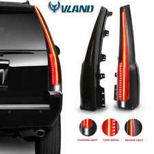 Pair Smoked LED Tail Lights Rear Lamp For 2015-2020 Chevy Tahoe Suburban LS LT picture