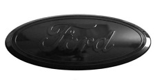NEW Ford Oval Logo Emblem Black on Black - 9 inch picture