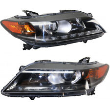 Fits Honda Accord Headlight 2013-2015 Pair Driver & Passenger Side Coupe DOT picture