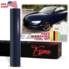 ESSMO PET Super Gloss Midnight Blue Vehicle Vinyl Wrap Decal Sheet Like Paint picture
