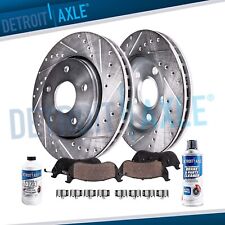 330mm Front Drilled Rotors Brake Pads for Dodge Grand Caravan Town & Country C/V picture