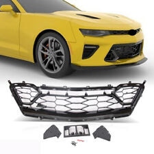 Fits 2016-2018 Chevrolet Camaro SS Lower Grille Gloss Black SS Emblem 84040596 picture