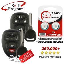2 For 2006 2007 2008 2009 2010 2011 2012 2013 Chevrolet Impala Remote Fob + Key picture