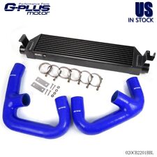 Fit For Volkswagen Golf R GTI MK7 Upgrade Twin Intercooler + Hose Kit Blue picture