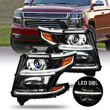 2X Driver & Passenger Side Halogen Headlight For 2015-2020 Chevy Tahoe Suburban picture