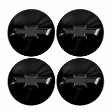 4pcs set For Chevrolet 4x68mm ALL Black glossy Wheel Center Caps 23115617 chevy picture