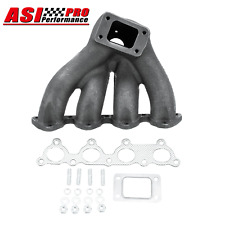 Cast Iron T3/T4 Top Mount Turbo Exhaust Manifold For 88-2000 Honda Civic D15/D16 picture