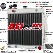ASI For 1975-1978 Dodge D100 150 B100 200 PLYMOUTH V8 3 ROW Aluminum Radiator picture